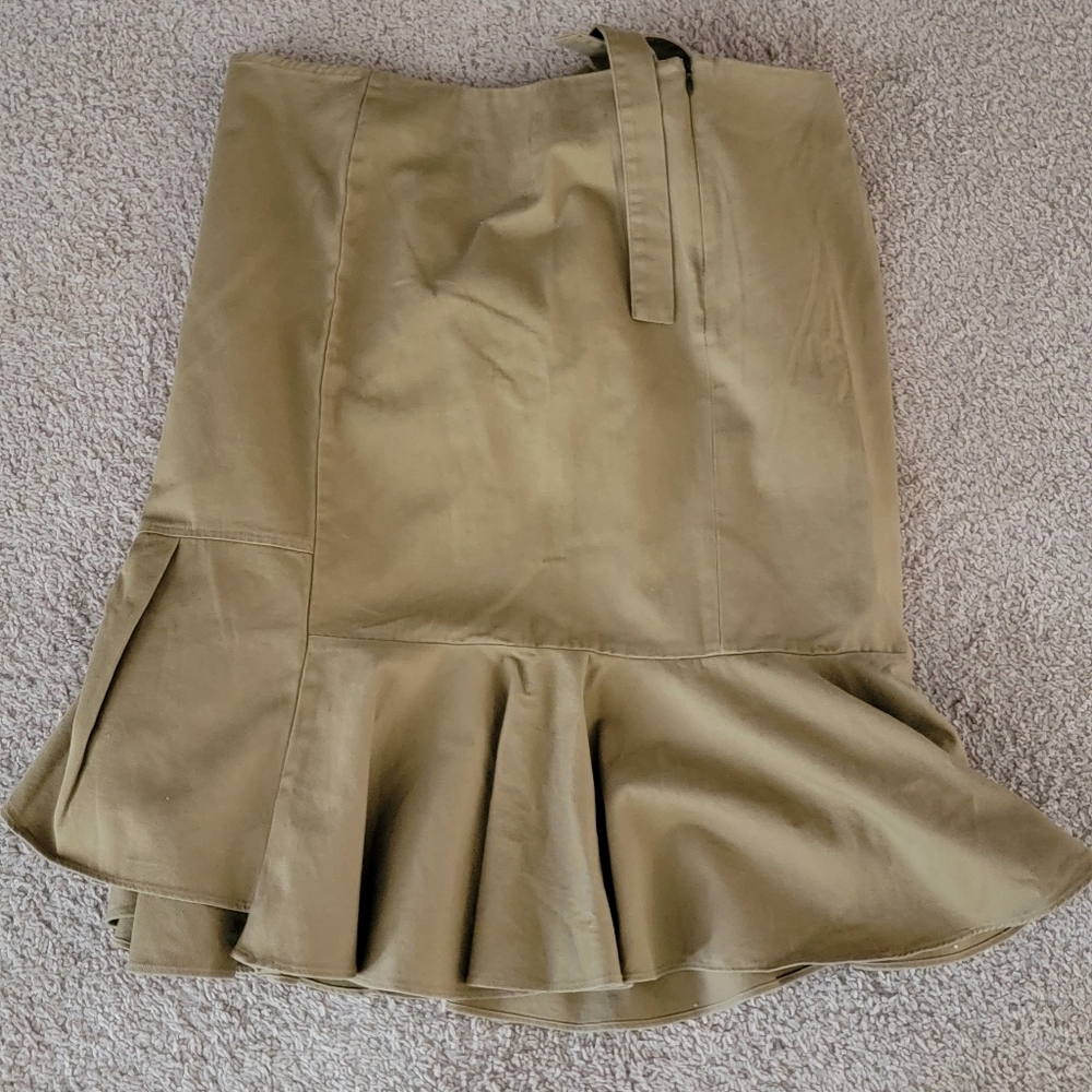 Size 16‎ Beige Wrap Skirt
